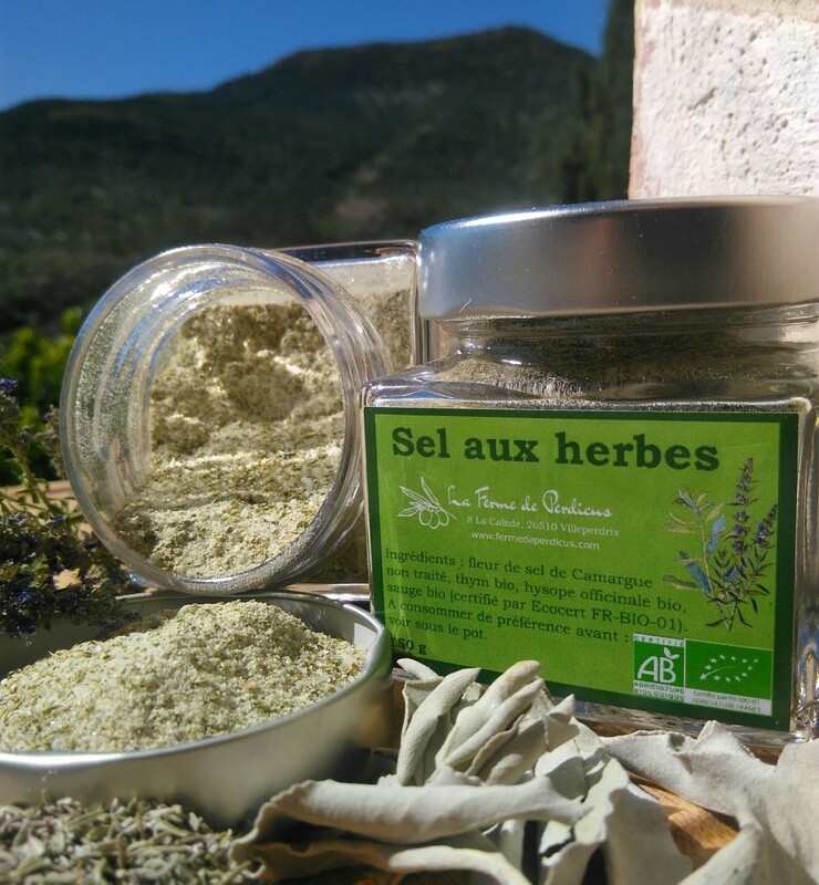 Sel de Camargue aux herbes de Provence BIO 150g