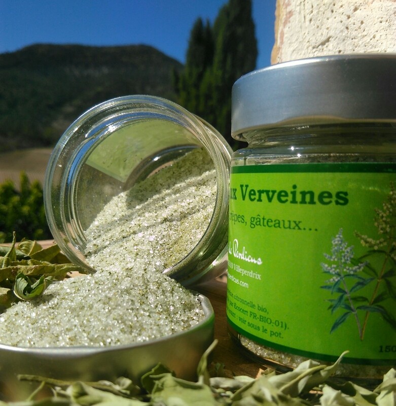 Sucre aux deux verveines BIO 150 g