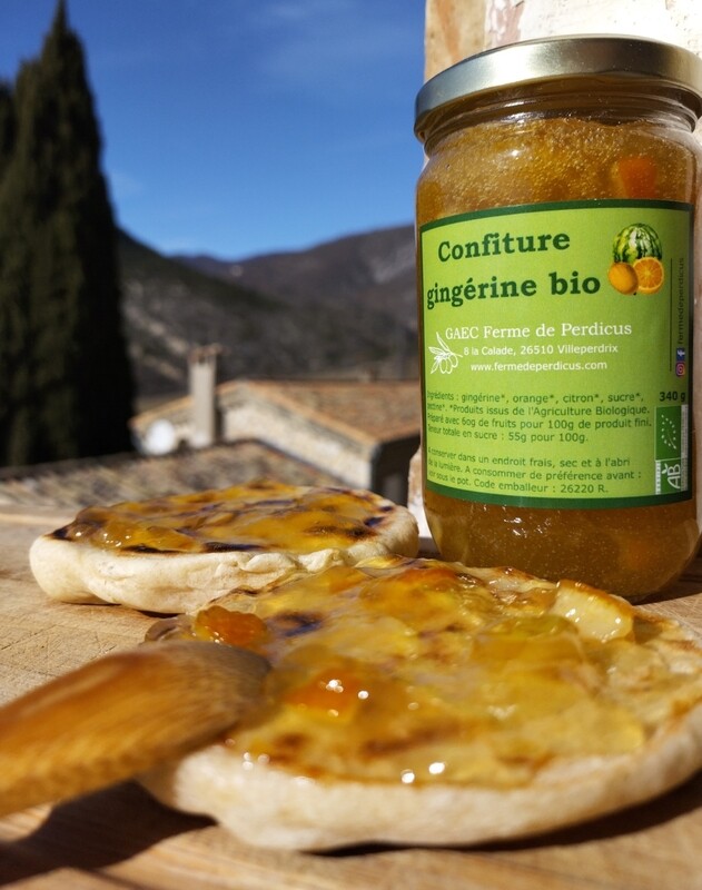 Confiture de gingérine 340g