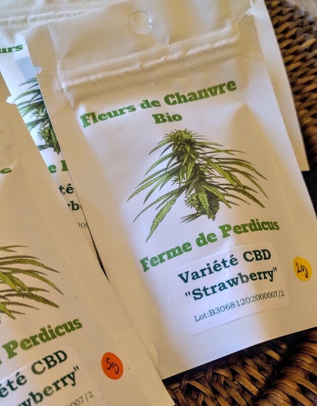 Fleurs chanvre CBD Strawberry BIO