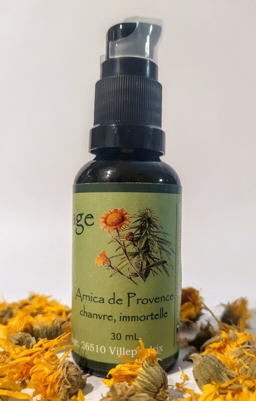 Huile de massage à l&#39;Arnica de Provence 30mL