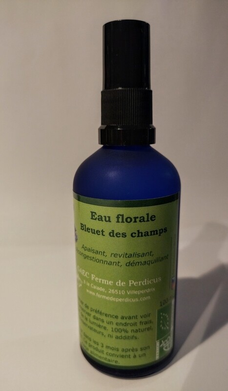 Eau florale de Bleuet des champs BIO (spray - 100 mL)