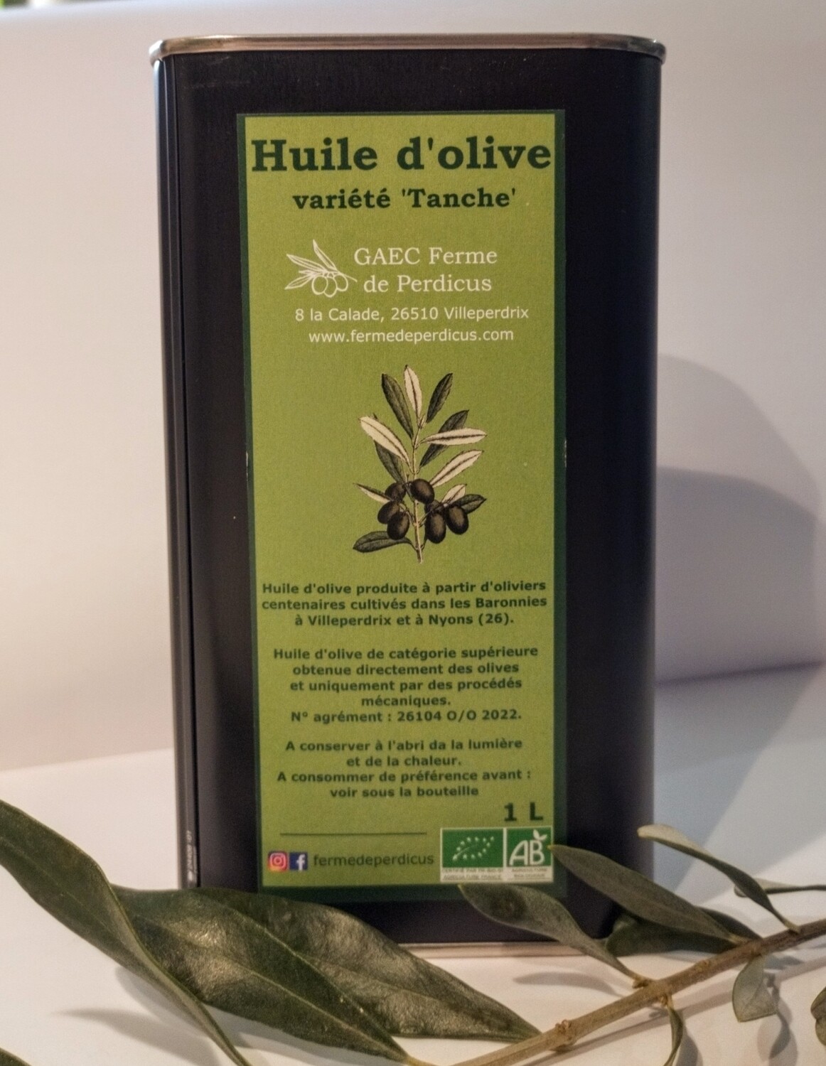 Huile d'olive BIO 1L Huile d'olive BIO 1L