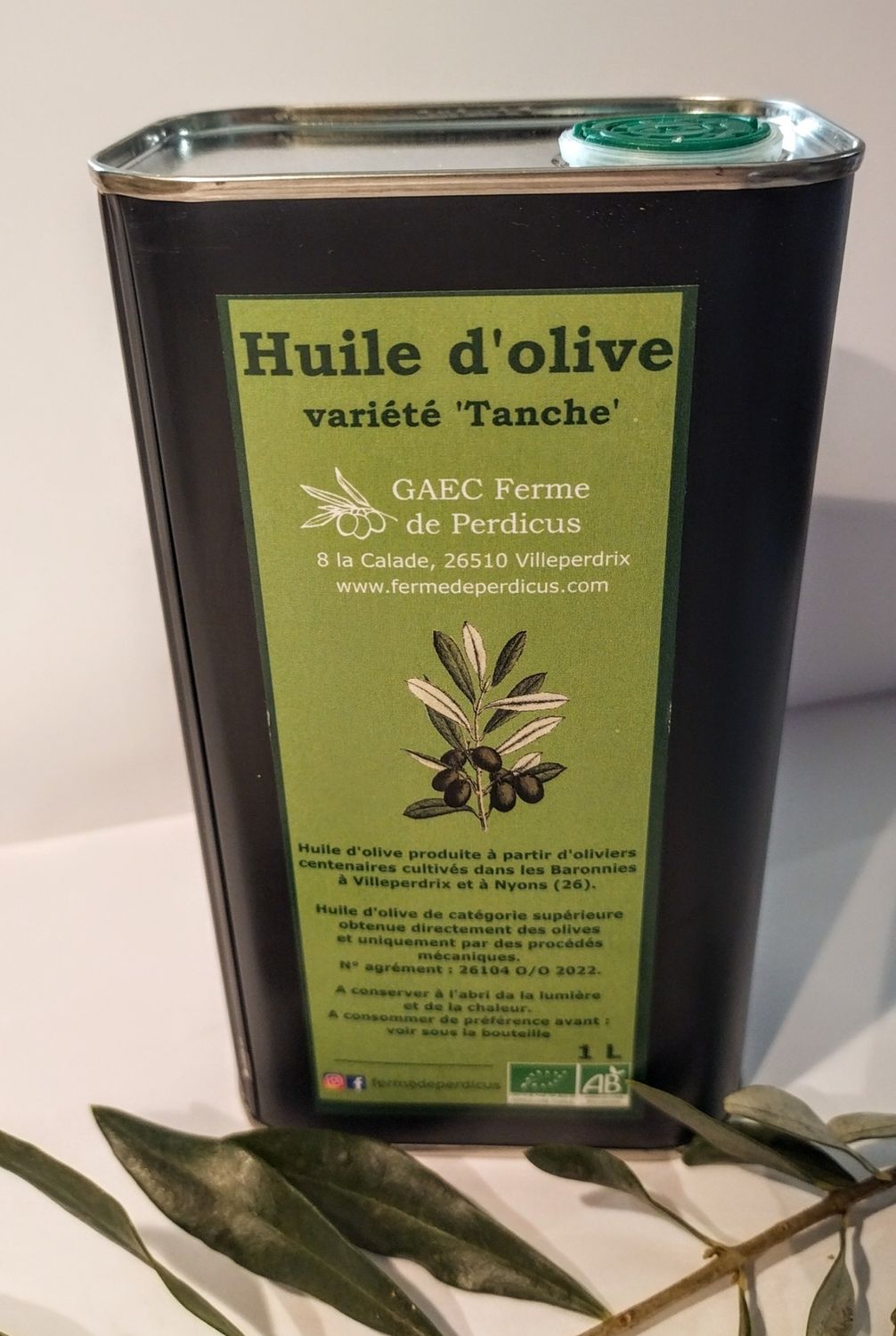 Huile d&#39;olive BIO 3L