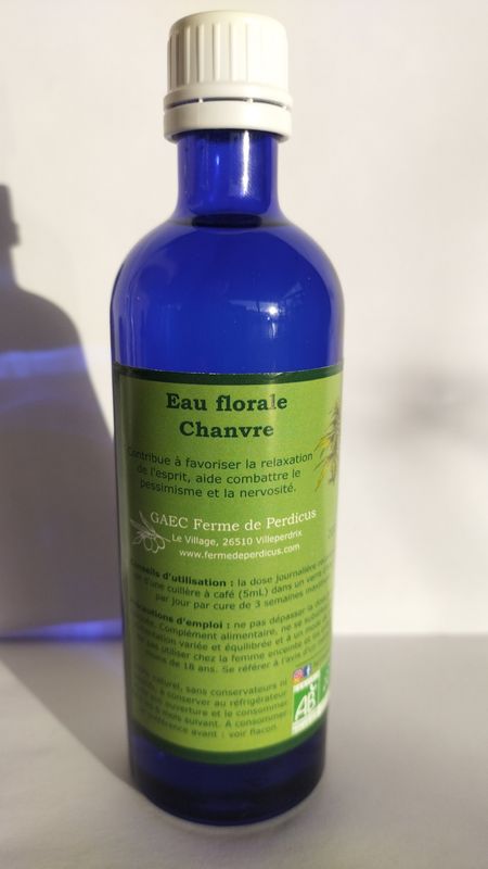 Eau florale Chanvre BIO (flacon - 200 mL)