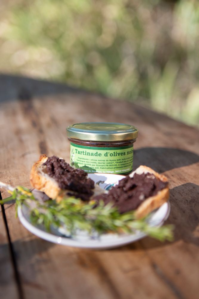 Tapenade d&#39;olives noires 90g