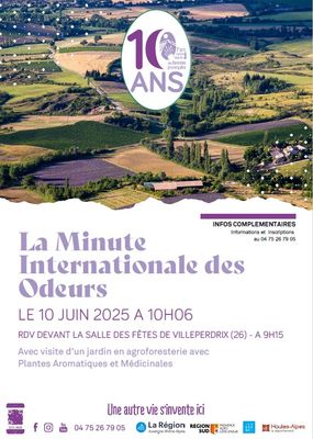 2025, juin : Minute internationale des odeurs à la Ferme de Perdicus (26)