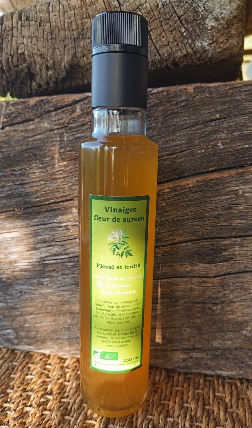 Vinaigre à la fleur de sureau BIO 25 cL