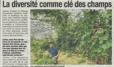 2025 : la Ferme de Perdicus dans la Tribune