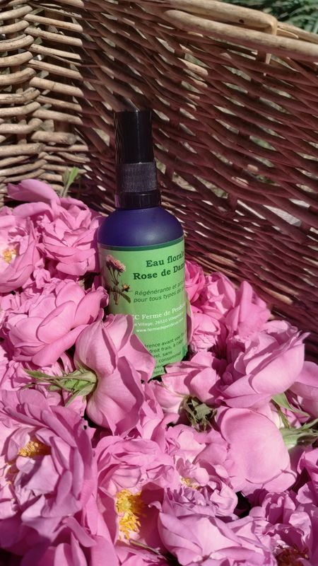 Eau florale de Rose de Damas BIO ( spray - 100ml ) Eau florale de Rose de Damas BIO ( spray - 100ml )