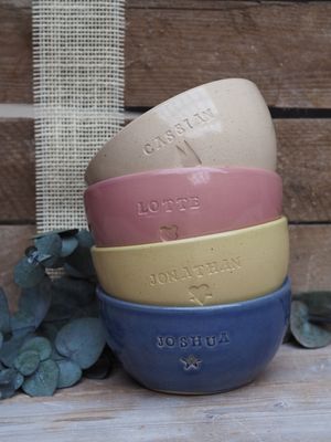 Müslischale mit Namen Müslischale mit Namen