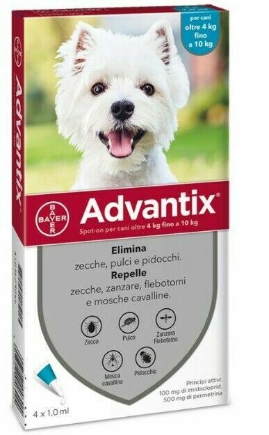 Bayer Advantix 4-10 kg spot on