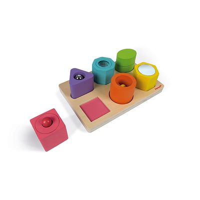 Puzzle di 6 cubi sensoriali