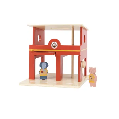 Caserma dei pompieri in legno
