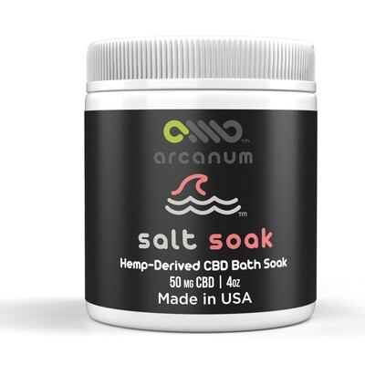 Salt Soak 4oz - Hemp Bath Salts