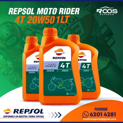 Aceite Repsol 20W-50 Rider