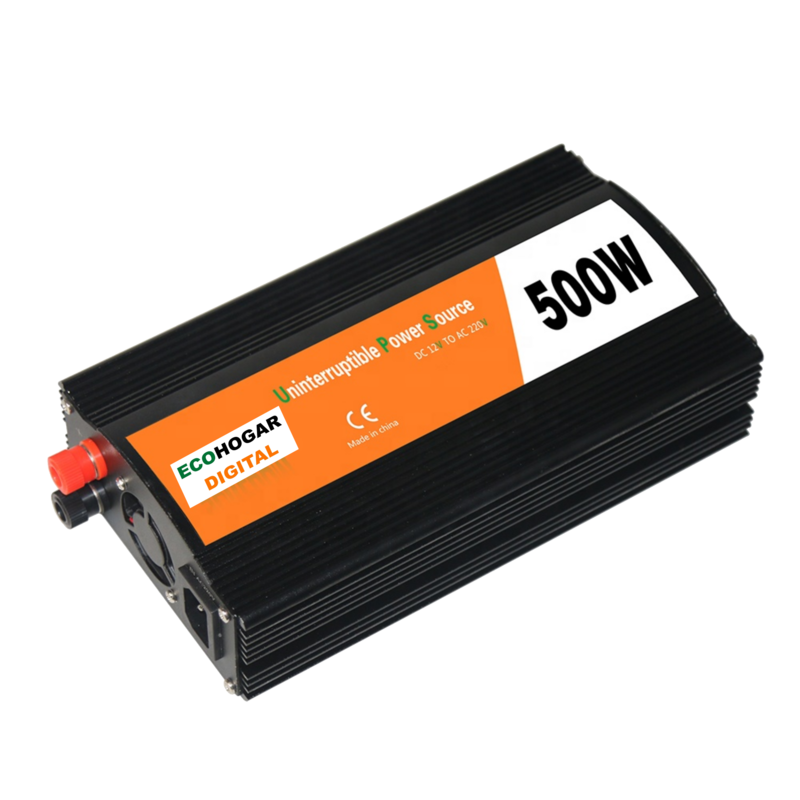 INVERSOR CARGADOR 500W ONDA SENO MODIFICADA 12VDC-120VAC