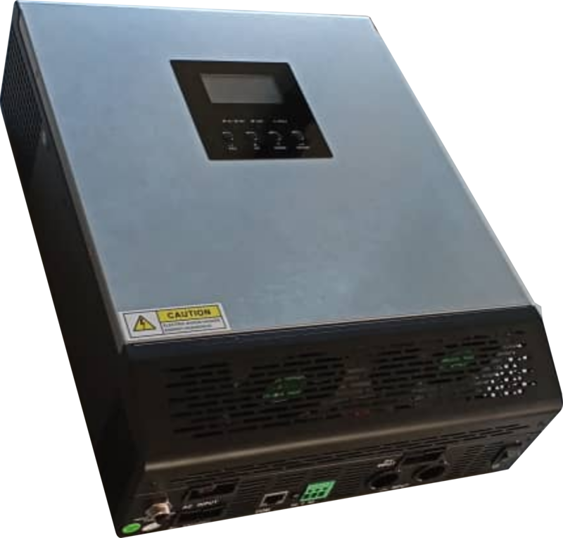 INVERSOR CARGADOR HIBRIDO ONDA SENO PURA 3000VA 24VDC-120VAC REGULADOR SOLAR PWM