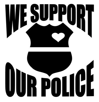 We Support Our Police Decal