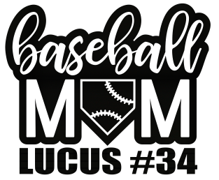 Baseball Mom Decal - Personalized!