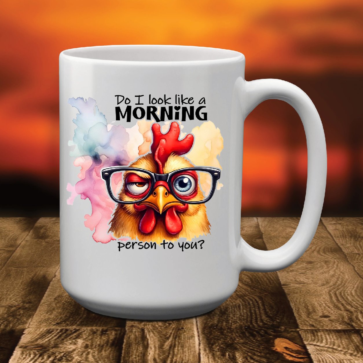 15 oz. Colorful Ceramic Mugs