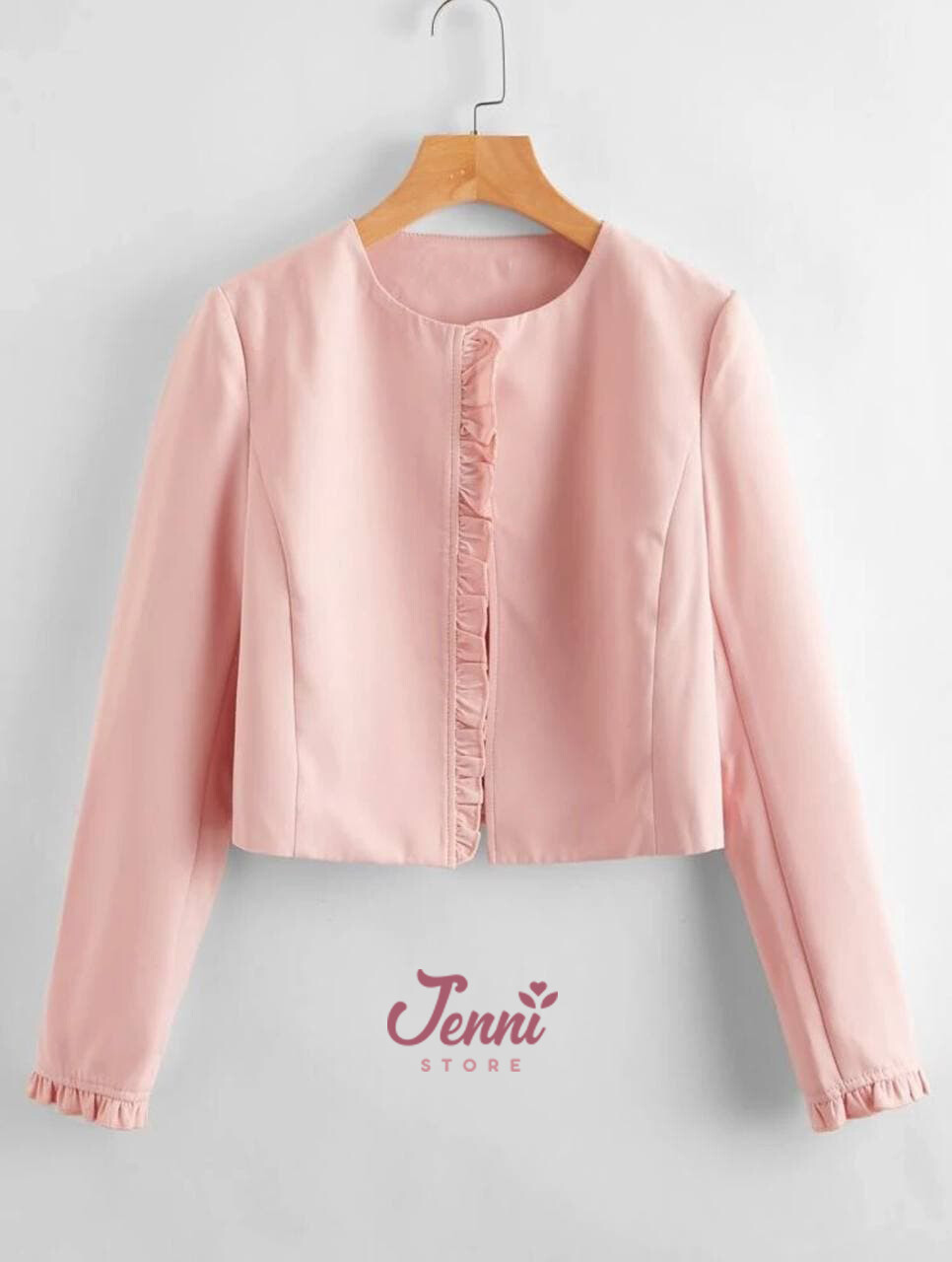 Chaqueta con fruncidos