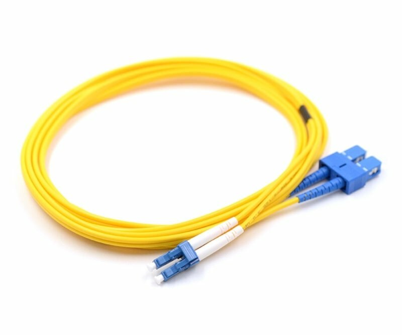 LC/UPC to SC/UPC Duplex SM Singlemode Fiber Optic Patch Cable