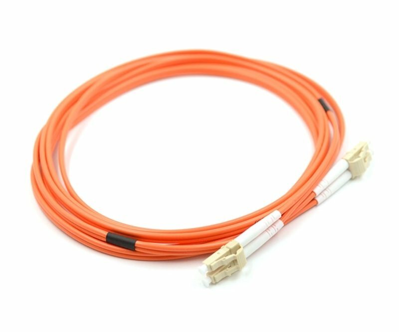 LC/PC to LC/PC Duplex OM1 Multimode Fiber Optic Patch Cable