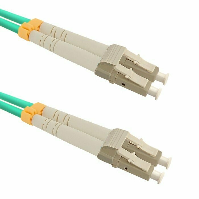 LC/UPC to LC/UPC Duplex OM3 Multimode Fiber Optic Patch Cable