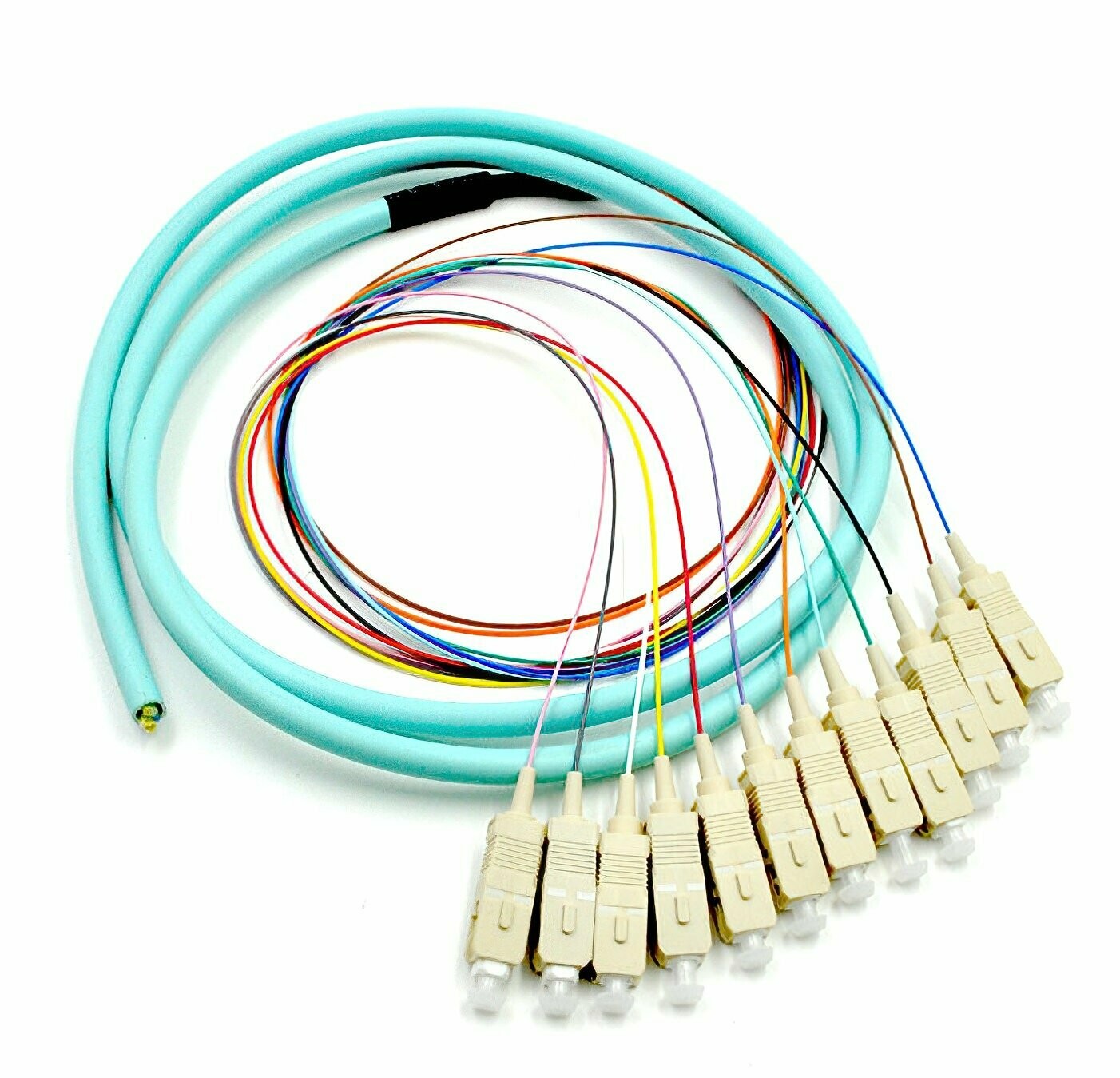 12 Fiber OM4 250um Bundle Pigtails