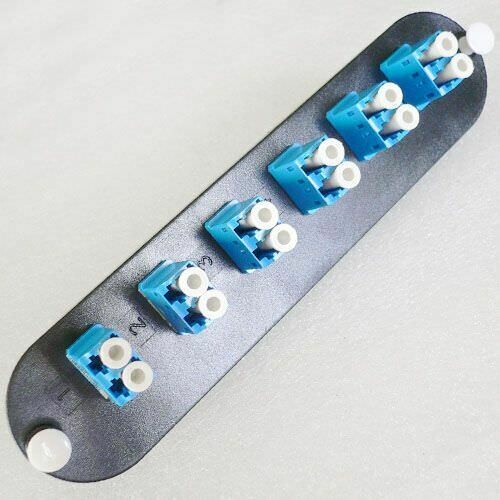 12 Fiber Singlemode LC/UPC Insert Panel Blue
