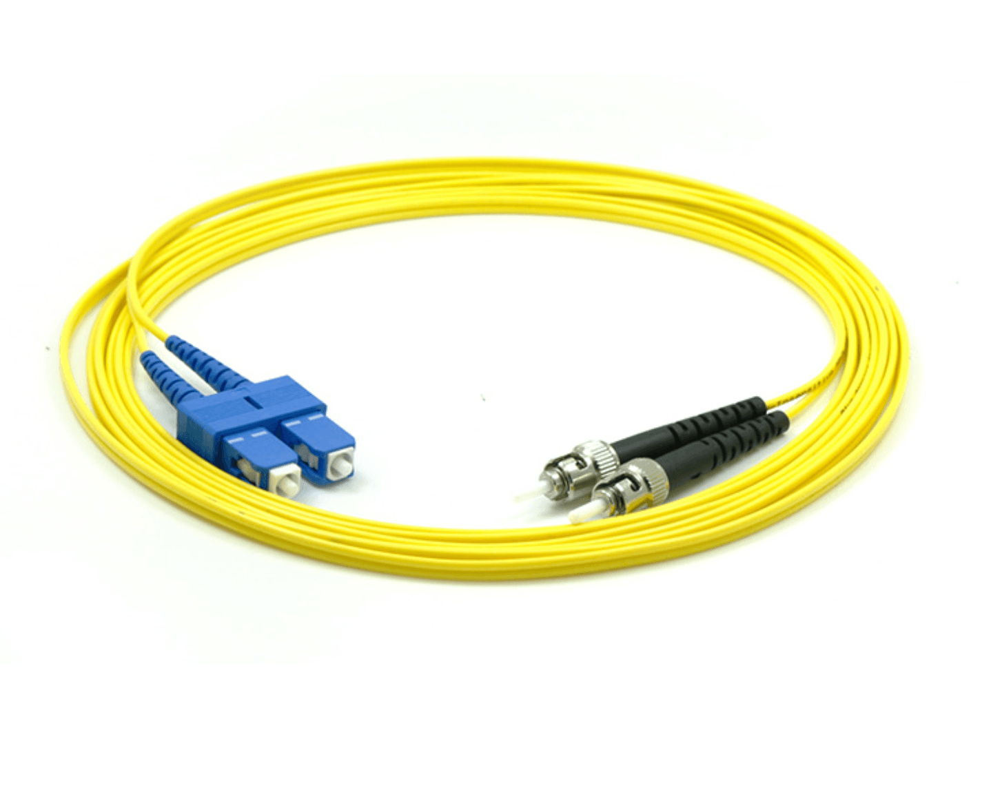 SC/UPC to ST/UPC Duplex SM Singlemode Fiber Optic Patch Cable