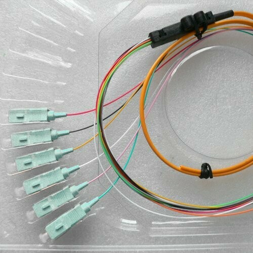 6 Fiber OM1 250um Bundle Pigtails
