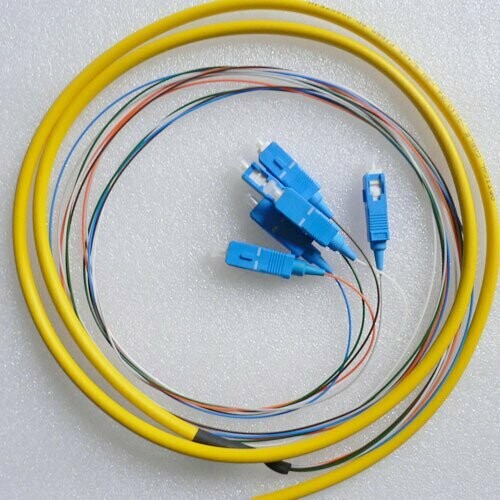 6 Fiber Singlemode 250um Bundle Pigtails