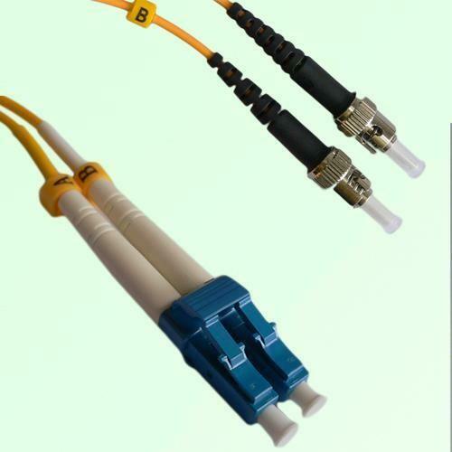 LC/UPC to ST/UPC Duplex SM Singlemode Fiber Optic Patch Cable