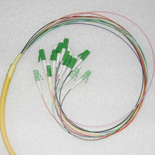 12 Fiber Singlemode 250um Ribbon Pigtails, Connectors: LC-APC