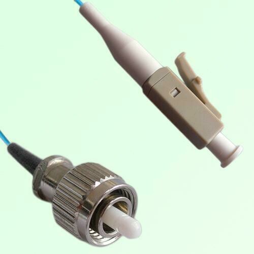 LC/PC to FC/PC Simplex OM4 Multimode Fiber Optic Patch Cable