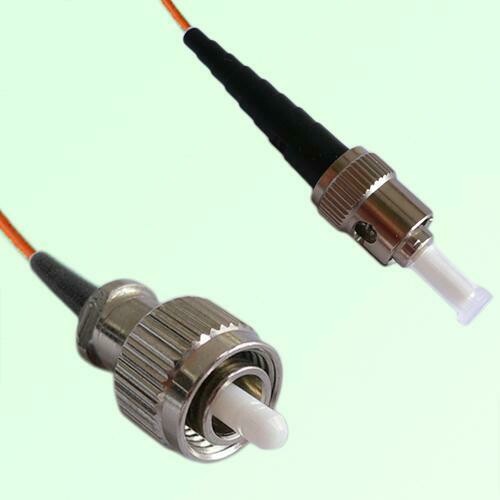 FC/PC to ST/PC Simplex OM1 Fiber Optic Patch Cable
