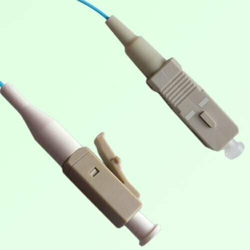 LC/PC to SC/PC Simplex OM4 Multimode Fiber Optic Patch Cable