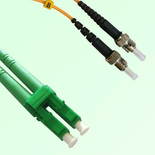 LC/APC to ST/PC Duplex SM Singlemode Fiber Optic Patch Cable