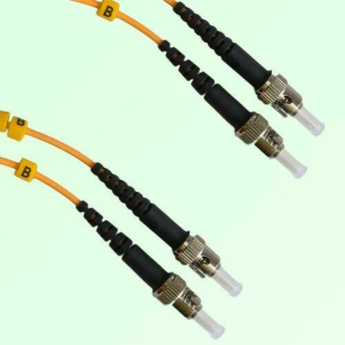 ST/UPC to ST/UPC Duplex SM Singlemode Fiber Optic Patch Cable