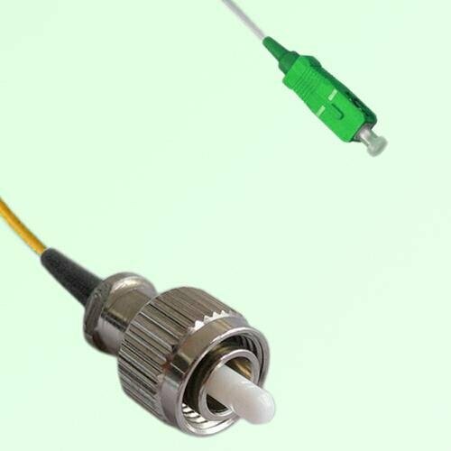 SC/APC to FC/PC Simplex SM Singlemode Fiber Optic Patch Cable