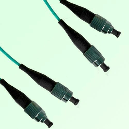FC/PC to FC/PC Duplex OM4 Multimode Fiber Optic Patch Cable