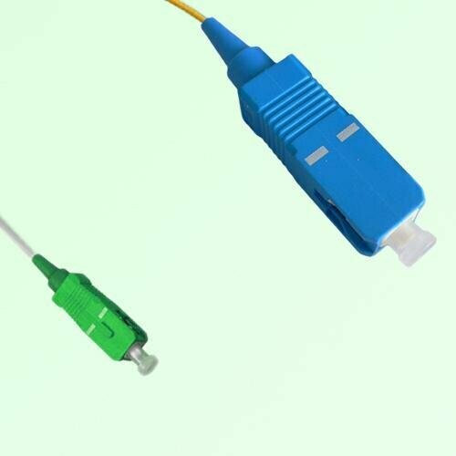 SC/APC to SC/UPC Simplex SM Singlemode Fiber Optic Patch Cable