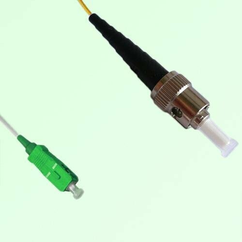 SC/APC to ST/PC Simplex SM Singlemode Fiber Optic Patch Cable