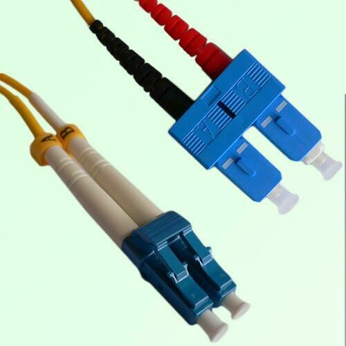 LC/UPC to SC/UPC Duplex SM Singlemode Fiber Optic Patch Cable