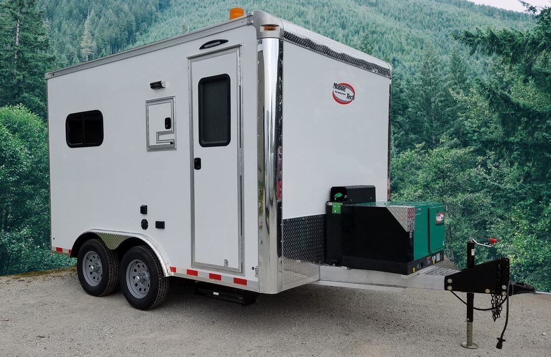 8x12 Fiber Optic Splicing Trailer