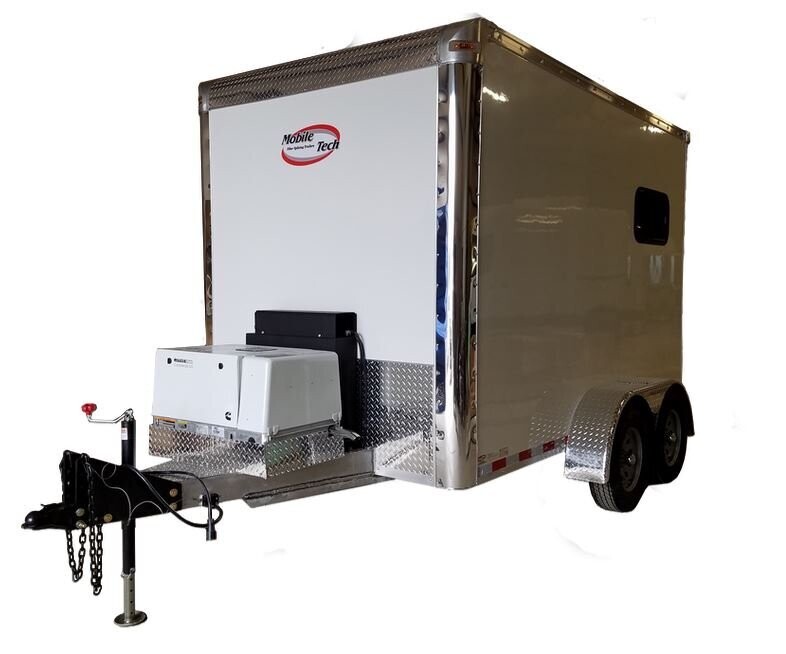 7x12 Fiber Optic Splicing Trailer