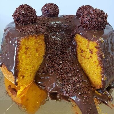 Carrot & Chocolate "Avalanche" Cake