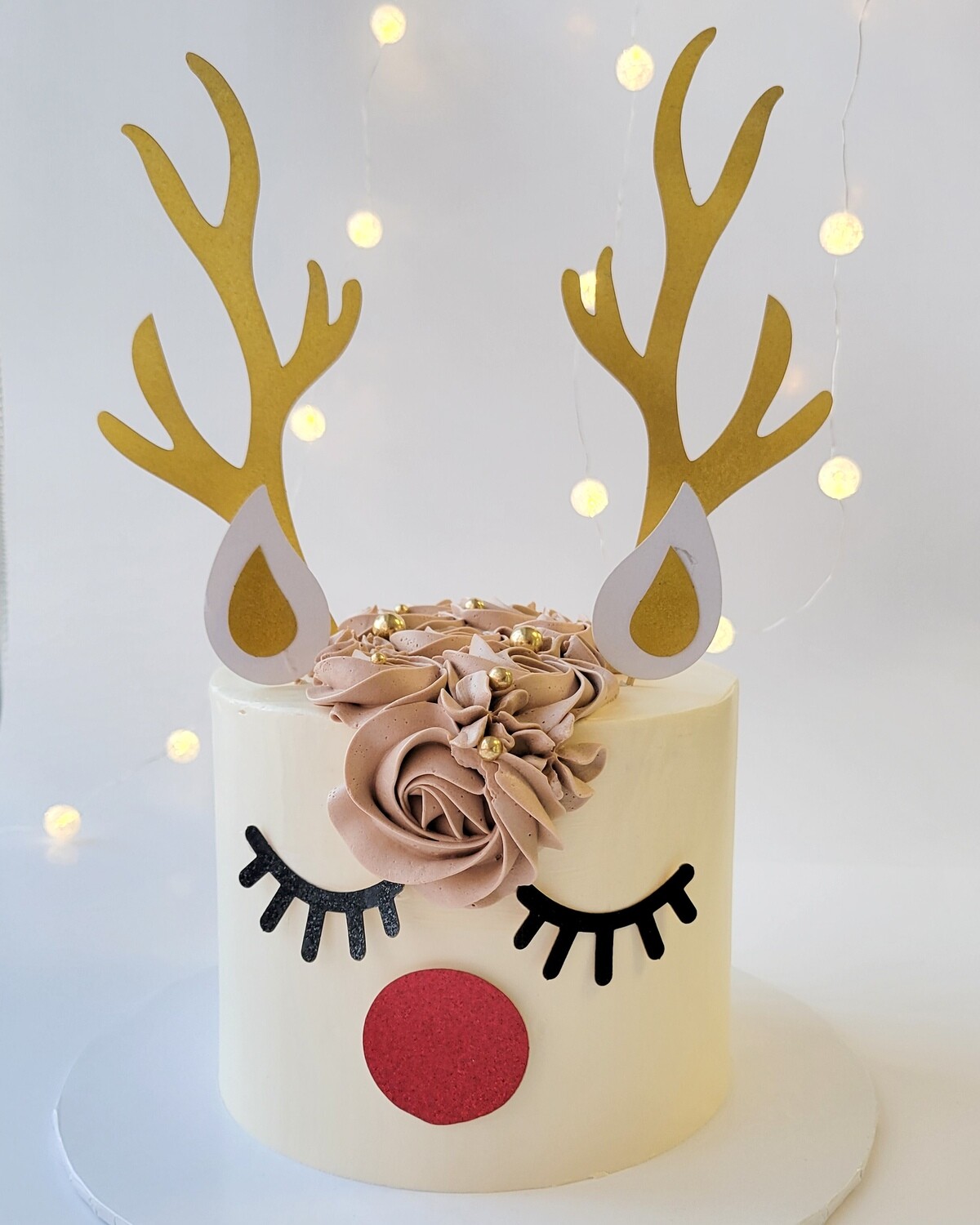 Christmas Reindeer Cake (Dulce de Leche)